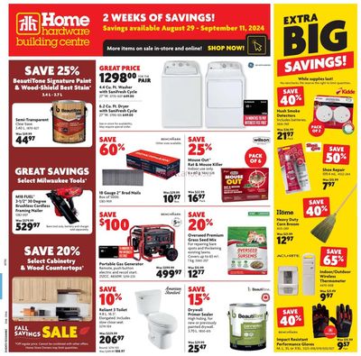 Home Hardware catalogue in Creston BC | Home Hardware weekly flyer | 2024-09-05 - 2024-09-11