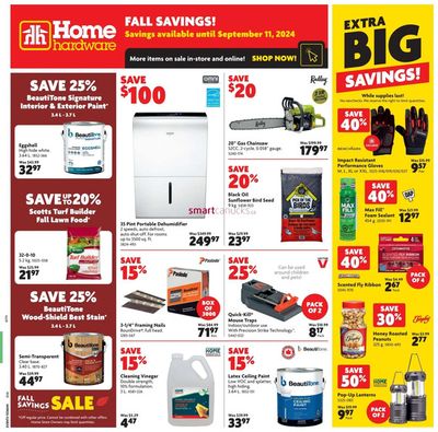 Home Hardware catalogue in Creston BC | Our best deals for you | 2024-09-05 - 2024-09-11