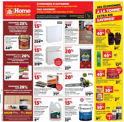 Home Hardware catalogue in Creston BC | Great discounts on selected products | 2024-09-05 - 2024-09-11