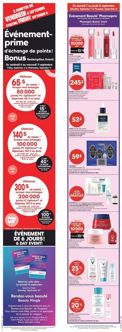 Shoppers Drug Mart catalogue in Ottawa | Shoppers Drug Mart Weekly ad | 2024-09-07 - 2024-09-12