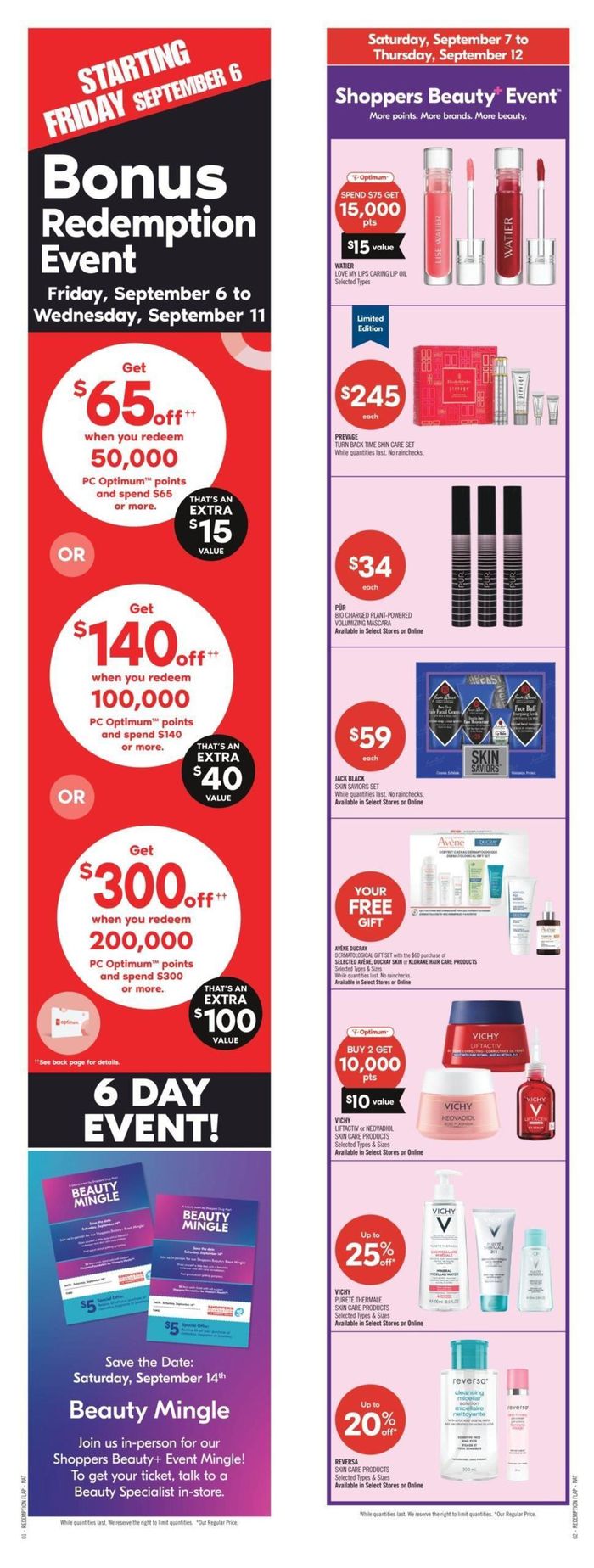 Shoppers Drug Mart catalogue in Ottawa | Top deals and discounts | 2024-09-07 - 2024-09-12