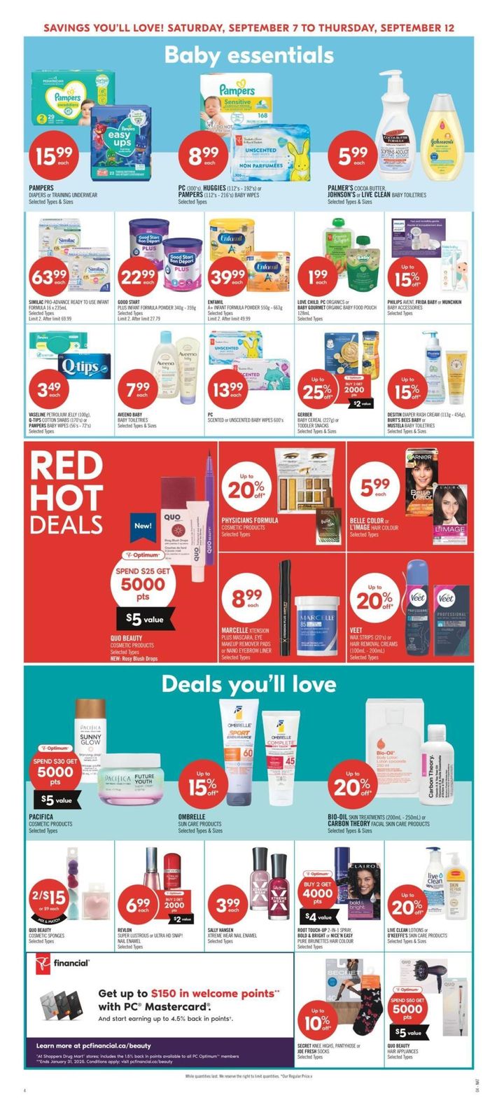 Shoppers Drug Mart catalogue in Ottawa | Top deals and discounts | 2024-09-07 - 2024-09-12