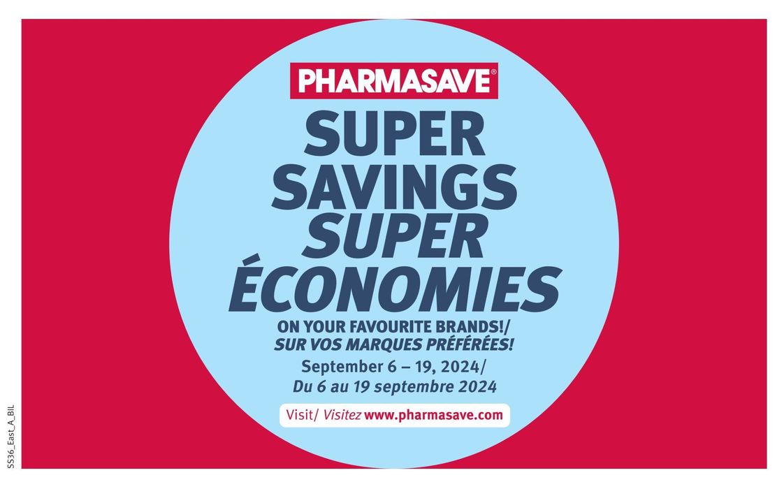 Pharmasave catalogue in Edmonton | Pharmasave weekly flyer | 2024-09-06 - 2024-09-19