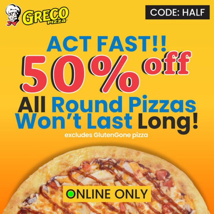 Greco Pizza catalogue in Rusagonis-Waasis | 50% Off | 2024-09-06 - 2024-09-20