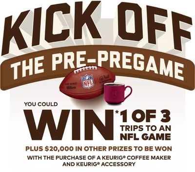 Grocery offers in Pilot Mound | Win 1 Of 3 Trips To An NFL Game in Keurig | 2024-09-10 - 2024-09-24