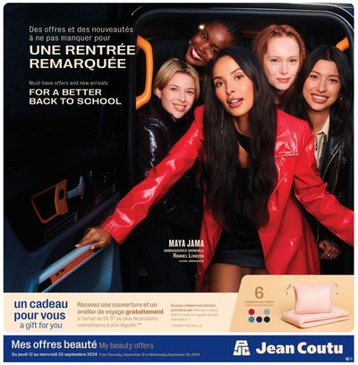 Pharmacy & Beauty offers in Riverside-Albert | Cosmetics Insert in Jean Coutu | 2024-09-12 - 2024-09-25