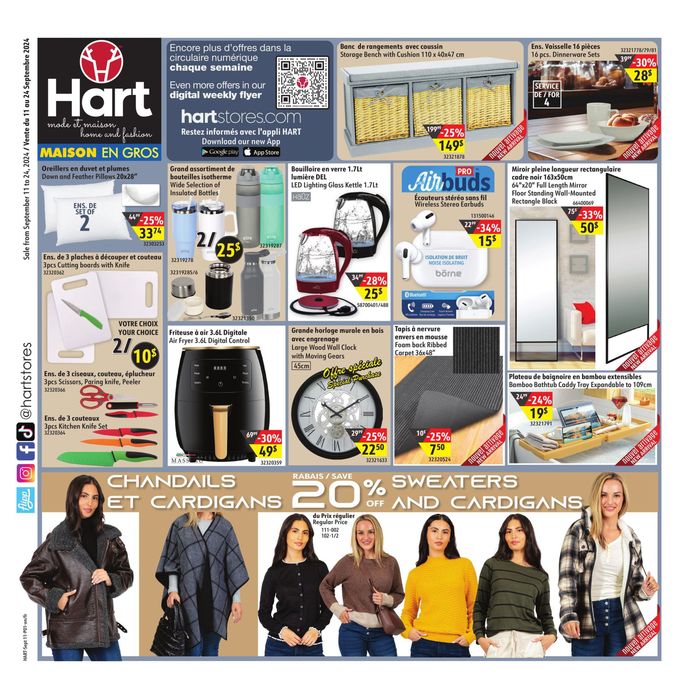 Hart catalogue in Salaberry-de-Valleyfield | Flyer | 2024-09-11 - 2024-09-24