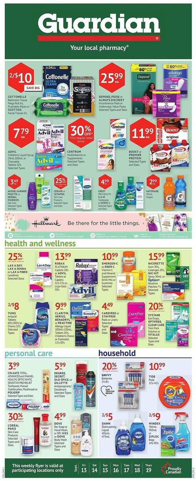 Guardian Pharmacy catalogue in Barrie | Guardian Pharmacy weekly flyer | 2024-09-13 - 2024-09-19