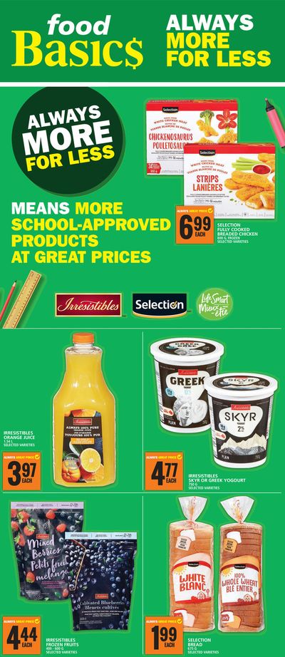 Food Basics catalogue in Guelph | Our best offers for you | 2024-09-12 - 2024-09-18