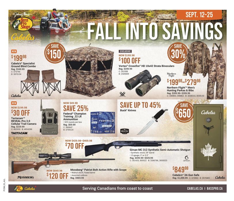 Bass Pro Shop catalogue in Edmonton | Fall Into Savings | 2024-09-12 - 2024-09-25