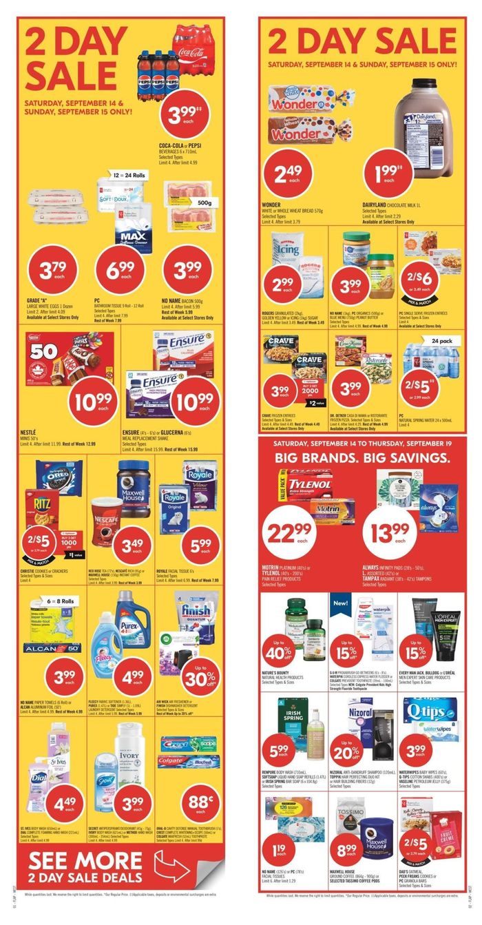 Shoppers Drug Mart catalogue in Calgary | Wide range of offers | 2024-09-14 - 2024-09-19