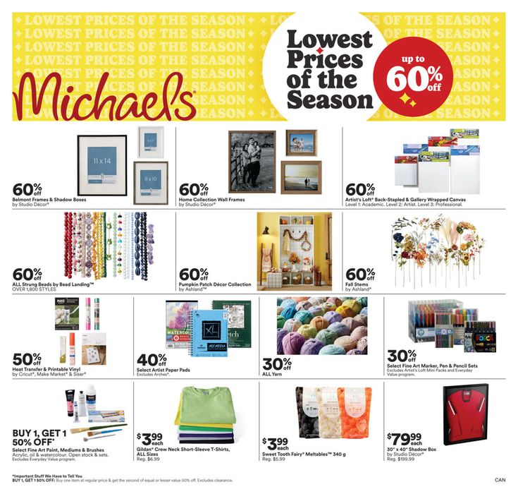 Michaels catalogue in Thunder Bay | 9/13 Weekly Ad Canada | 2024-09-13 - 2024-09-22