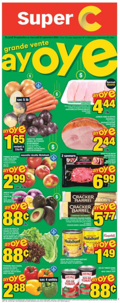 Super C catalogue in Granby | Discounts and promotions | 2024-09-19 - 2024-09-25