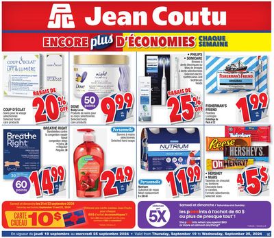 Pharmacy & Beauty offers in Riverside-Albert | More Savings Flyer in Jean Coutu | 2024-09-19 - 2024-09-25