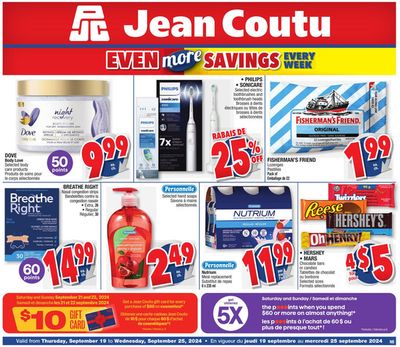 Pharmacy & Beauty offers in Riverside-Albert | Our best deals for you in Jean Coutu | 2024-09-19 - 2024-09-25