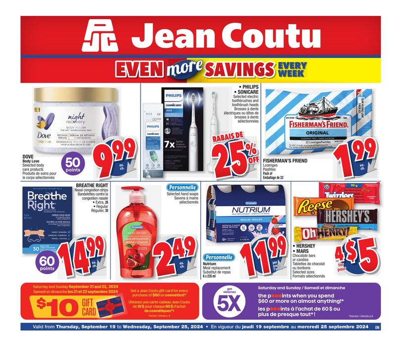 Jean Coutu catalogue in Saint-Lambert | Top offers for all bargain hunters | 2024-09-19 - 2024-09-25