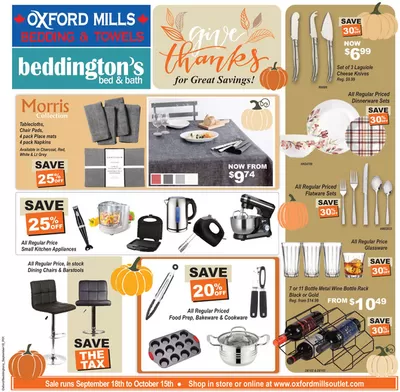 Beddington's catalogue in Toronto | Beddington's, flyer | 2024-09-18 - 2024-10-02