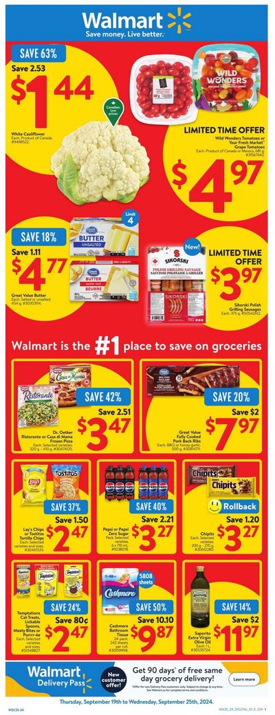 Walmart catalogue in Ottawa | Walmart flyer | 2024-09-19 - 2024-09-25