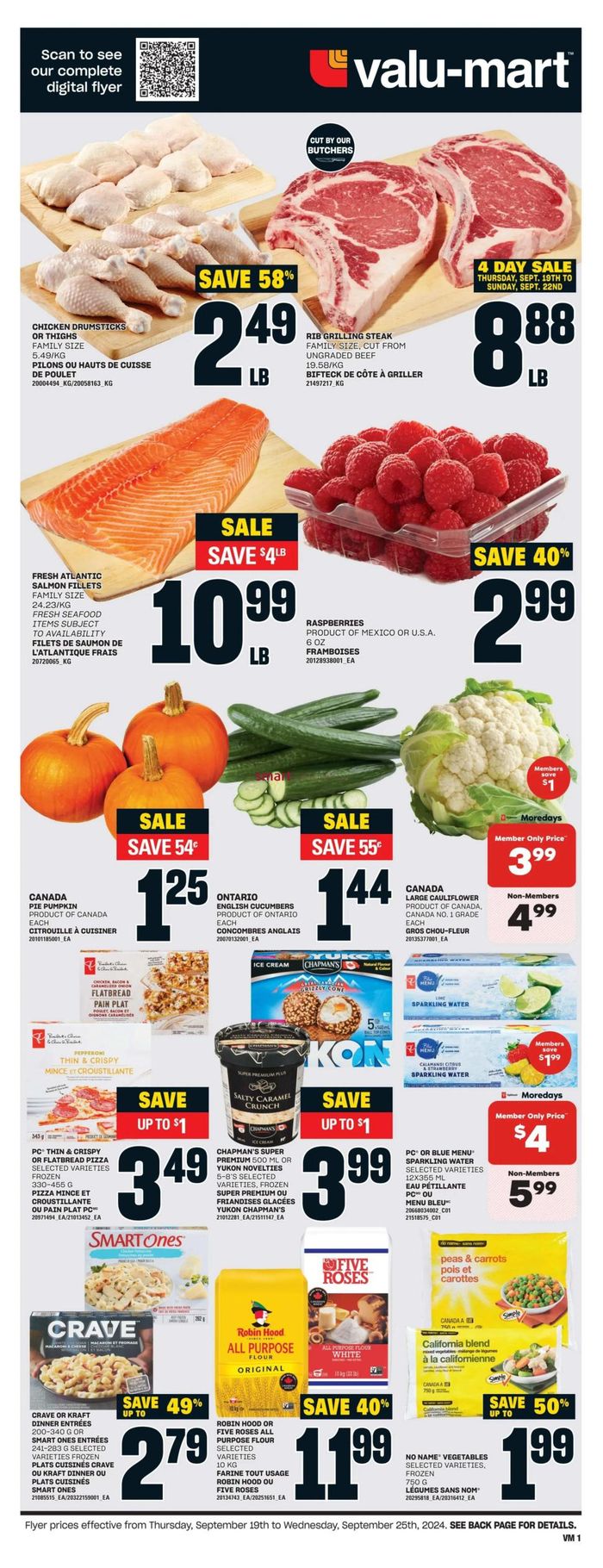 Valu-mart catalogue in Sarnia | Valu-mart weeky flyer | 2024-09-19 - 2024-09-25