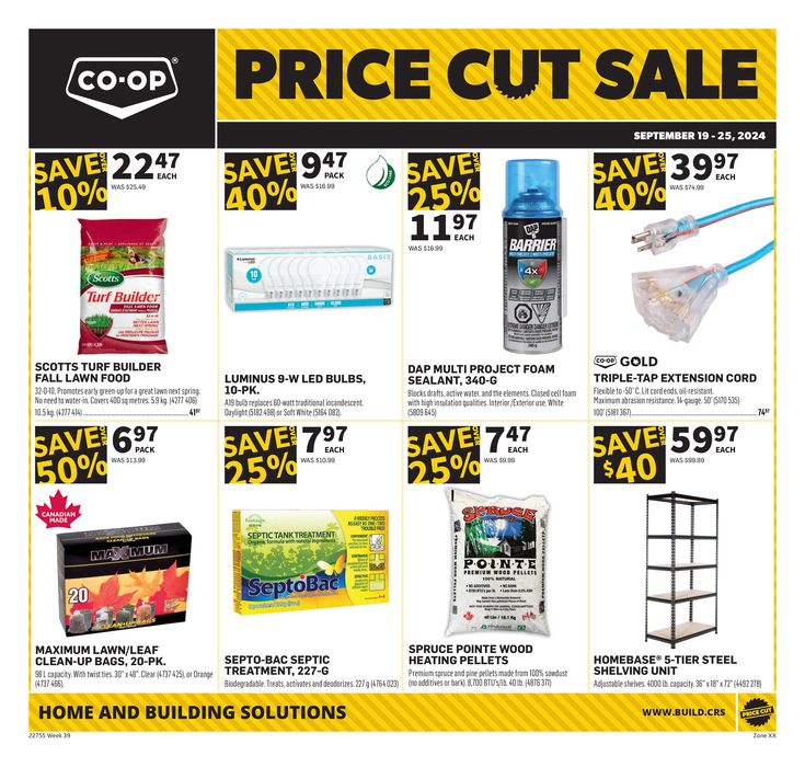 Co-op Home Centre catalogue in Pilot Mound | Top offers for all bargain hunters | 2024-09-19 - 2024-09-25