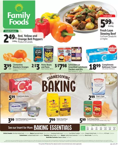 Family Foods catalogue in Terrace Bay | Family Foods weekly flyer | 2024-09-19 - 2024-10-03