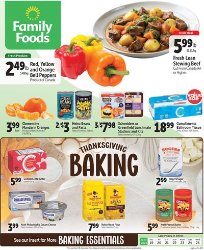 Grocery offers in Kindersley | Current deals and offers in Family Foods | 2024-09-19 - 2024-10-03