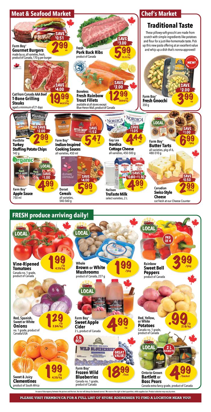 Farm Boy catalogue in Ottawa | Farm Boy weekly flyer | 2024-09-19 - 2024-10-03