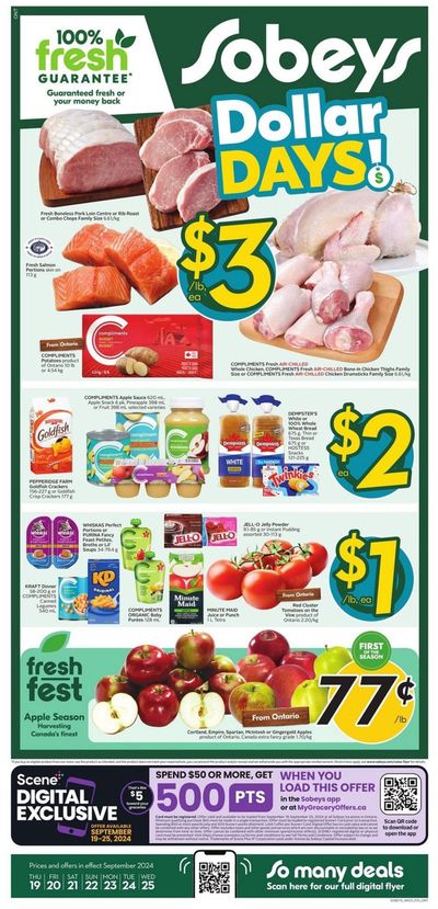 Sobeys catalogue in Lethbridge | Sobeys Weekly ad | 2024-09-19 - 2024-09-25