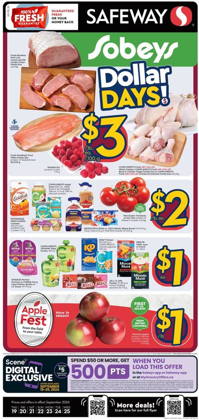 Sobeys catalogue in Lethbridge | Top offers for all bargain hunters | 2024-09-19 - 2024-09-25