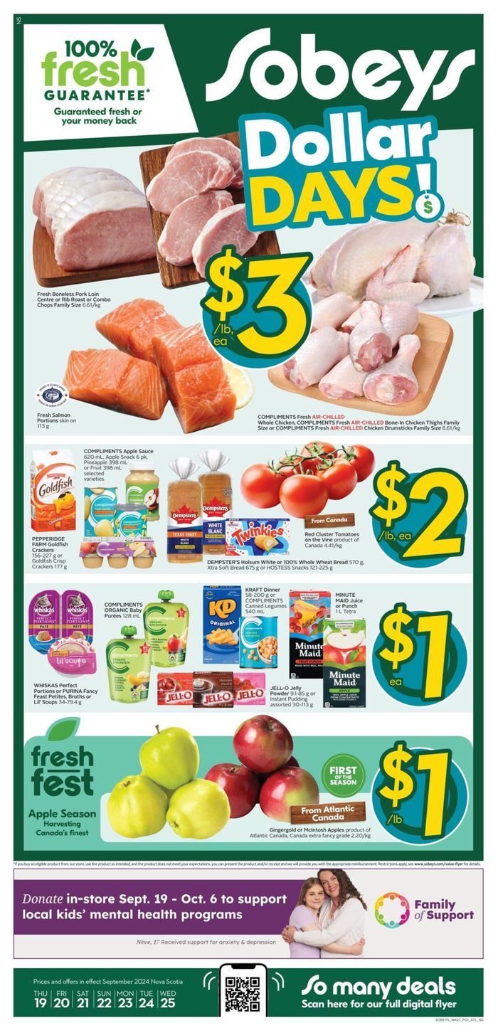 Sobeys catalogue in Red Deer | Save now with our deals | 2024-09-19 - 2024-09-25