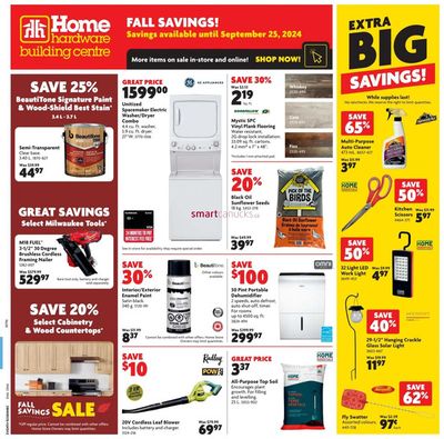 Home Hardware catalogue in Kaladar | Home Hardware weekly flyer | 2024-09-19 - 2024-09-25