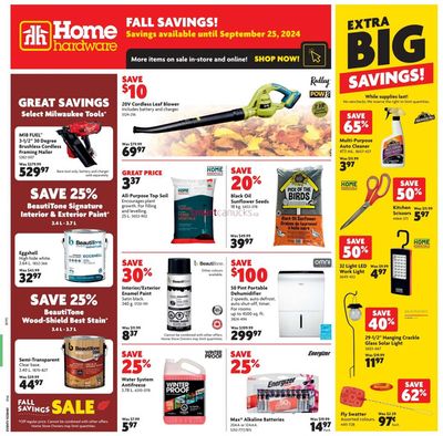 Home Hardware catalogue in Saugeen Shores | Top offers for smart savers | 2024-09-19 - 2024-09-25