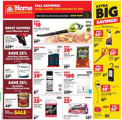 Home Hardware catalogue in Treherne | Wide range of offers | 2024-09-19 - 2024-09-25