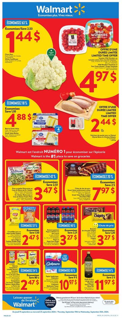 Walmart catalogue in Ottawa | Our best bargains | 2024-09-19 - 2024-09-26