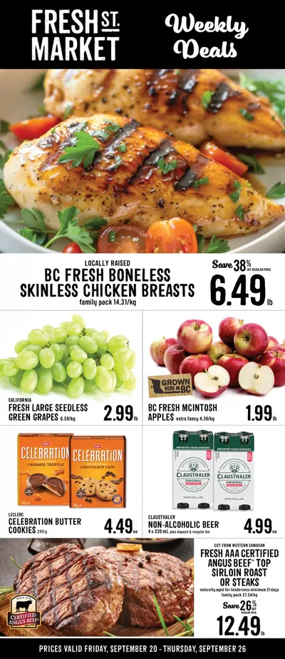 Fresh St Market catalogue in Vancouver | Exclusive deals for our customers | 2024-09-20 - 2024-10-04