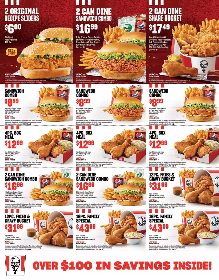 KFC catalogue in Kitchener | First Bucket's On Us | 2024-09-24 - 2024-11-10