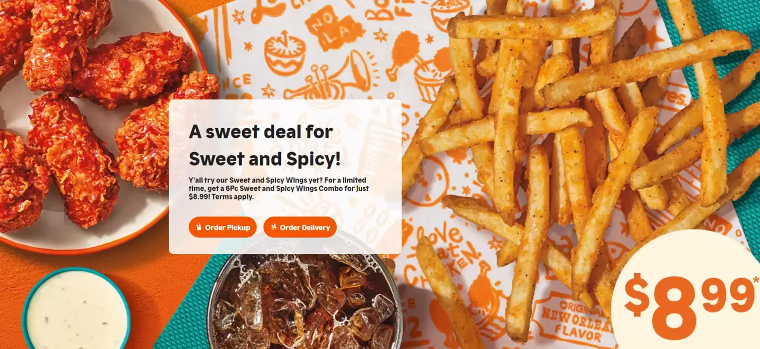 Popeyes catalogue in Surrey | A sweet deal for Sweet and Spicy! | 2024-09-24 - 2024-10-08