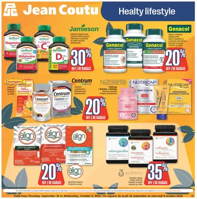 Jean Coutu catalogue in Moncton | New offers to discover | 2024-09-26 - 2024-10-09