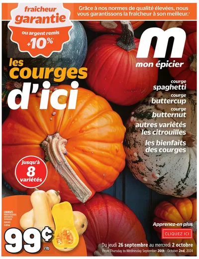 Metro catalogue in Quebec | Metro weekly flyer Quebec | 2024-09-26 - 2024-10-02