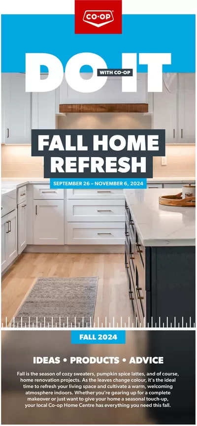 Co-op Home Centre catalogue in Winnipeg | Do It With Co-op: Fall Home Refresh | 2024-09-26 - 2024-11-06