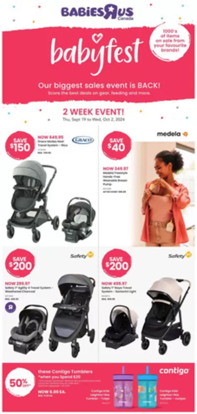 Toys R us catalogue in Scarborough | Babies"R"Us Flyer | 2024-09-19 - 2024-10-02