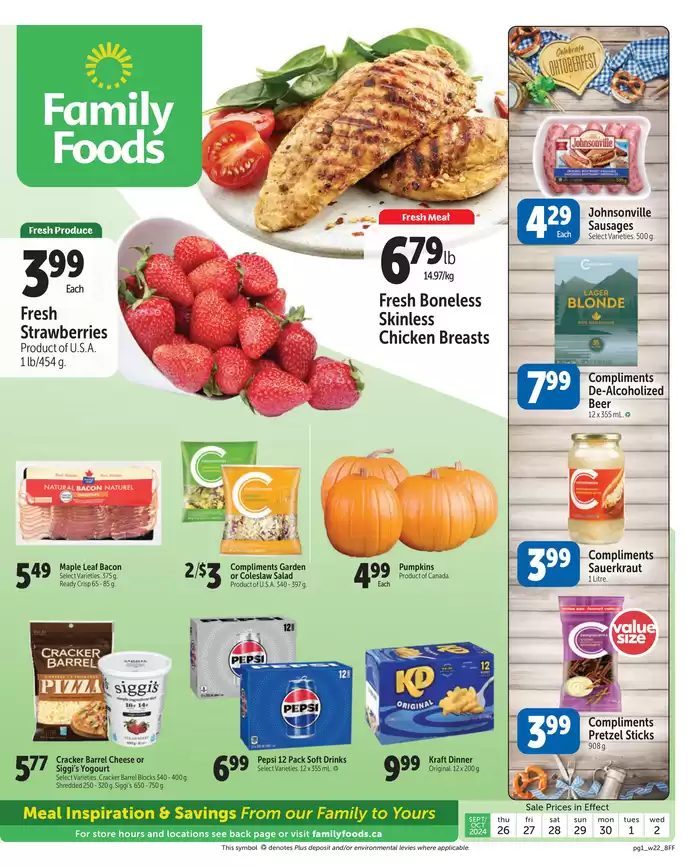 Family Foods catalogue in Terrace Bay | Current bargains and offers | 2024-09-26 - 2024-10-10