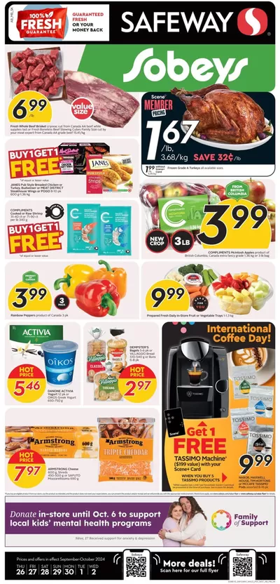 Sobeys catalogue in Toronto | Top deals and discounts | 2024-09-26 - 2024-10-02