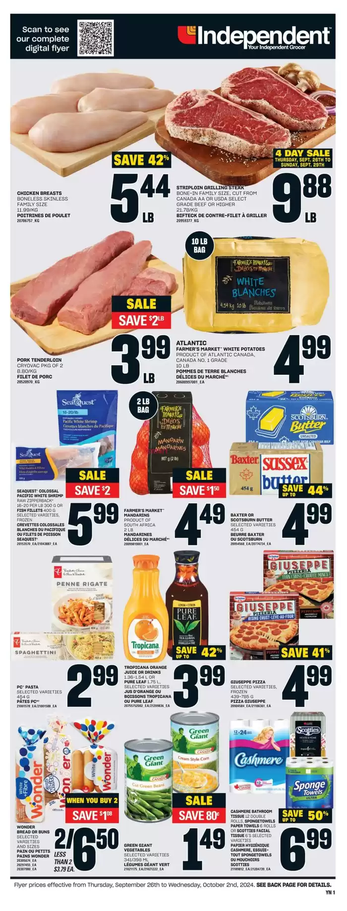 Independent Grocer catalogue in Wawa | Top offers for smart savers | 2024-09-26 - 2024-10-02