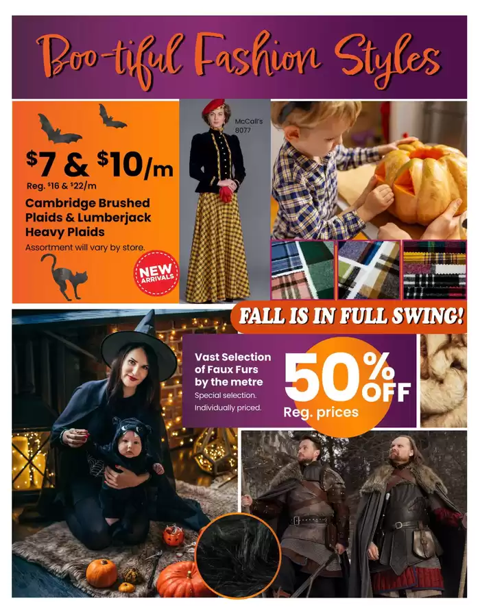 Fabricland catalogue in Mississauga | Flyer | 2024-09-26 - 2024-10-31