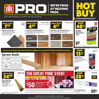 Home Hardware catalogue in Terrace Bay | Current bargains and offers | 2024-09-26 - 2024-10-09