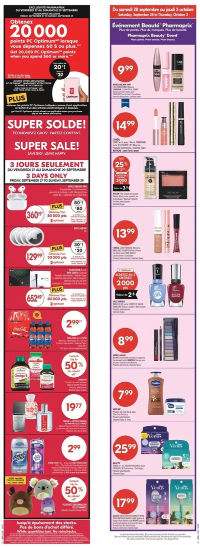 Shoppers Drug Mart catalogue in Mississauga | Shoppers Drug Mart Weekly ad | 2024-09-28 - 2024-10-03