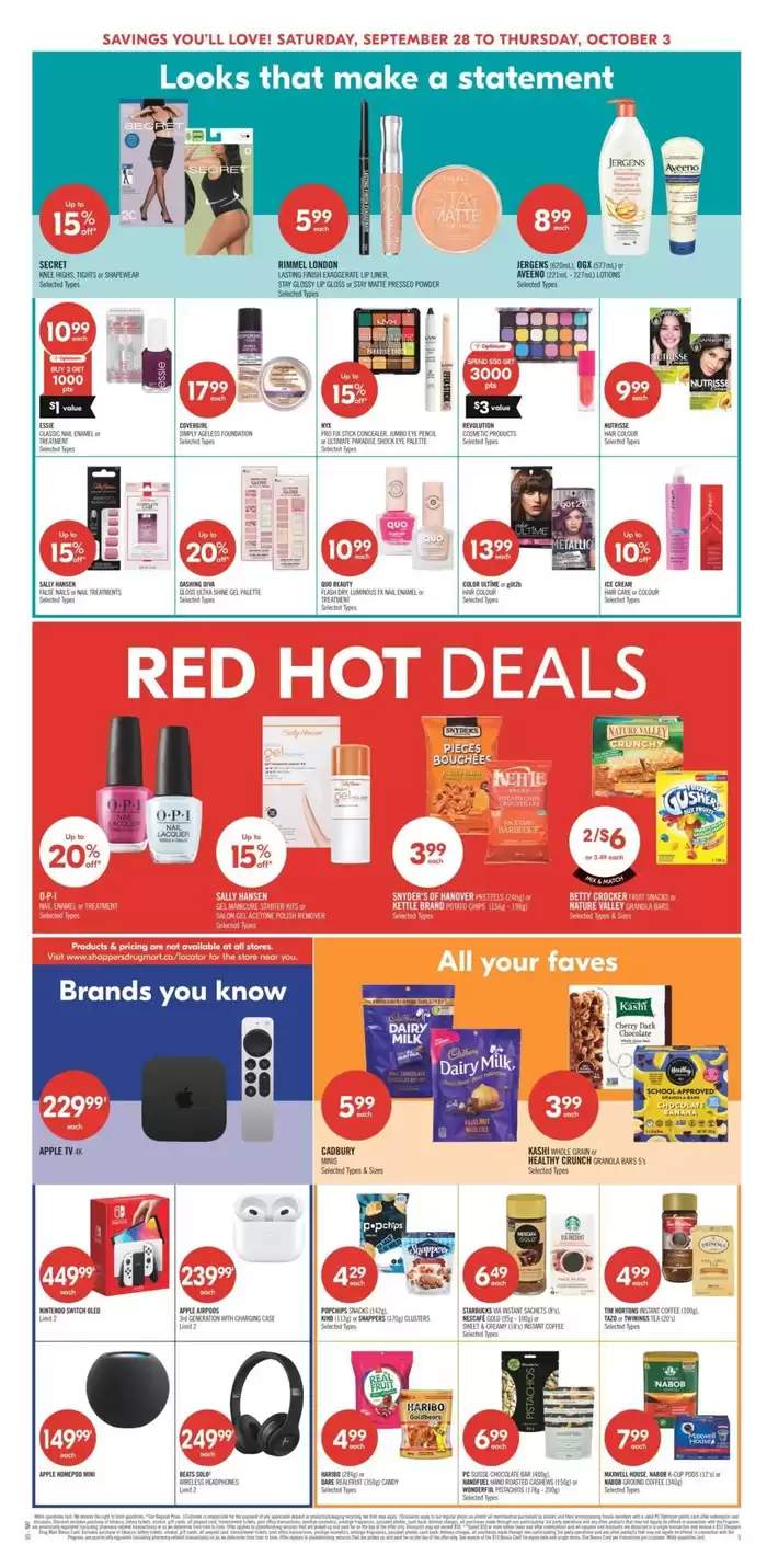 Shoppers Drug Mart catalogue in Vancouver | Discover attractive offers | 2024-09-28 - 2024-10-03