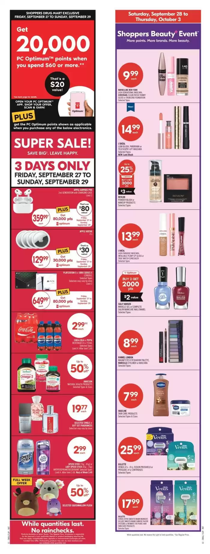 Shoppers Drug Mart catalogue in Thunder Bay | Exclusive deals for our customers | 2024-09-28 - 2024-10-03