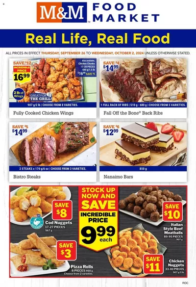 M&M Meat Shops catalogue in Spruce Grove | M&M Meat Shops weekly flyer | 2024-09-26 - 2024-10-02